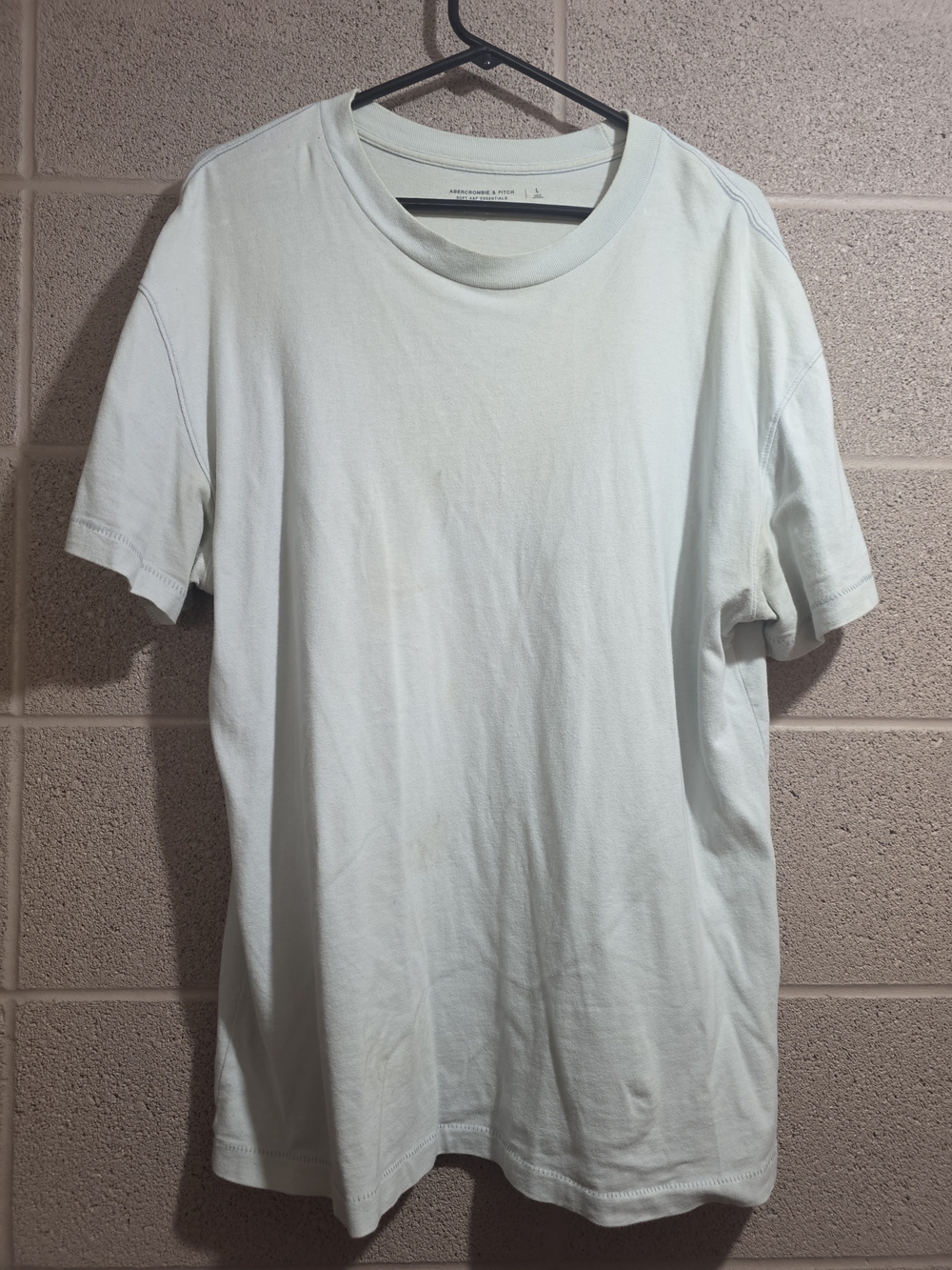 Abercrombie & Fitch Short Sleeve Crew Tee in Light Mint